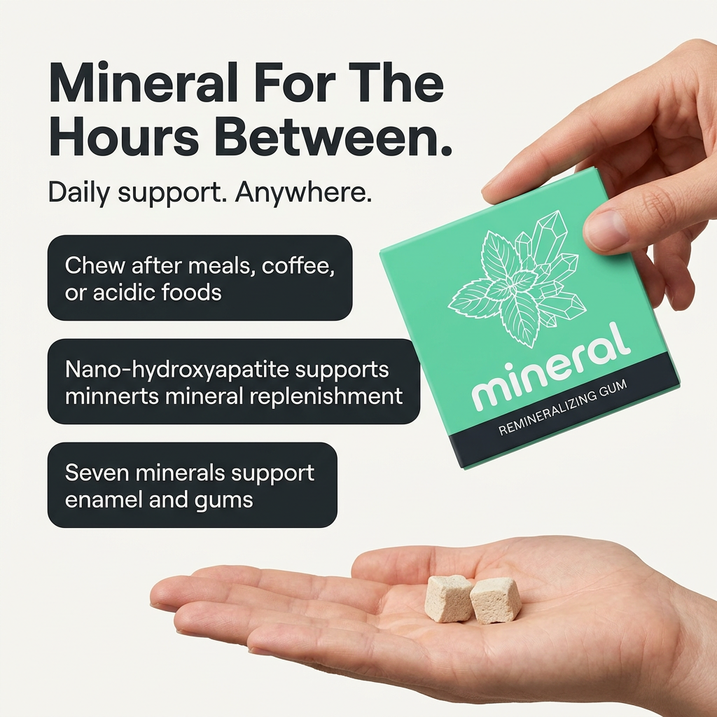Mineral Remineralizing Gum