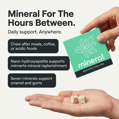 Mineral Remineralizing Gum